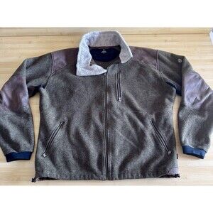 Kuhl Jacket Mens XL Green Full Zip Sweater Fleece Sherpa Outdoor Hiking